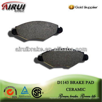 D1143 pedal de metal del coche de metal semi-metal pad